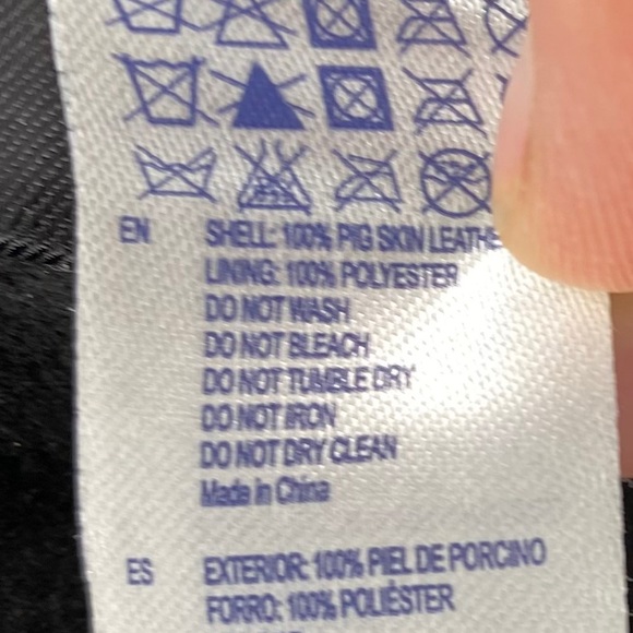 Forever 21 Genuine Leather Black Studded Skirt S - Picture 6 of 6